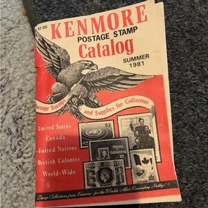 Kenmore postage stamp catalog summer 1981